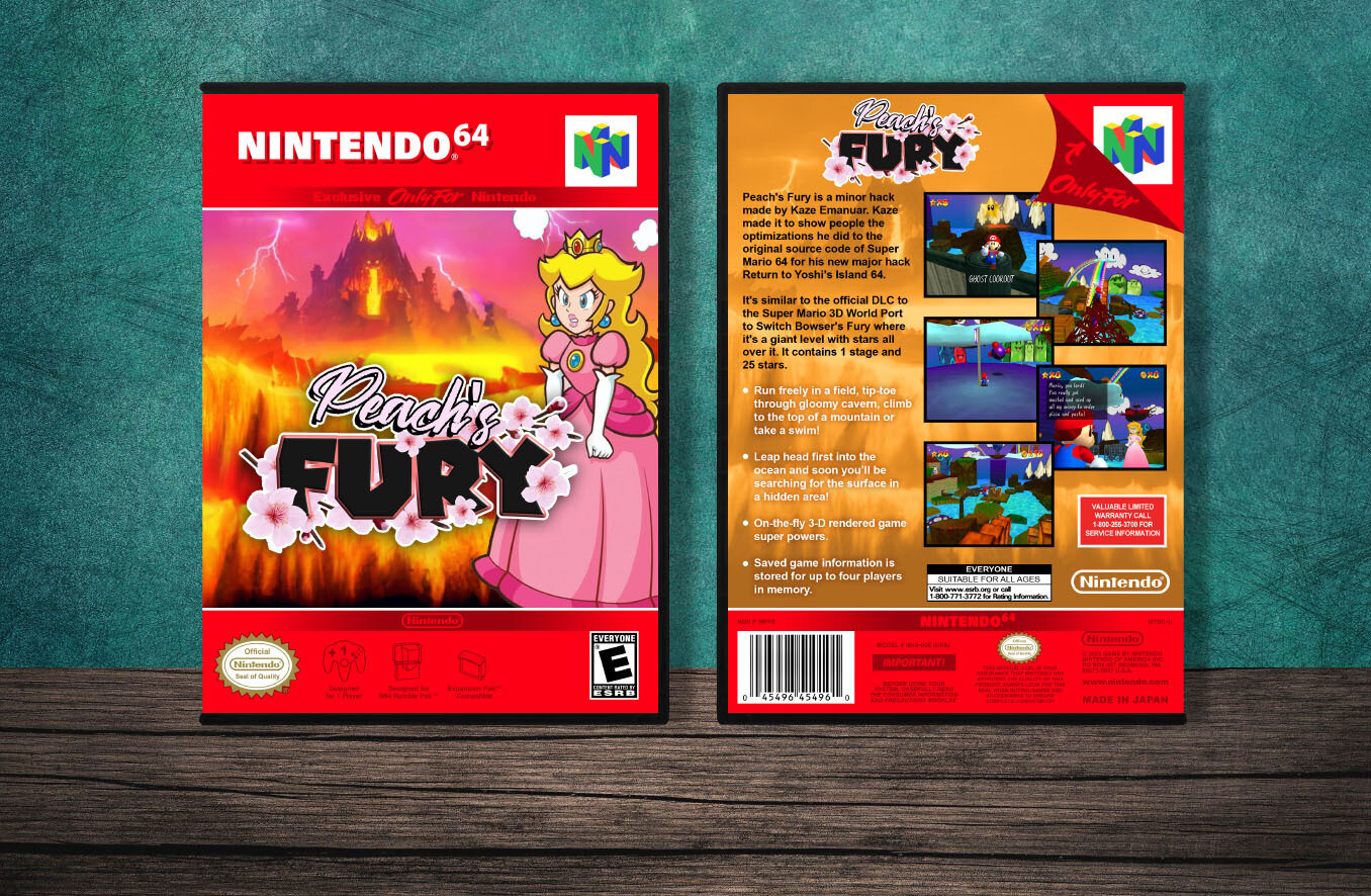 Peach&#39;s Fury, Case Color: DARK GREY (OEM DS CASE COLOR)