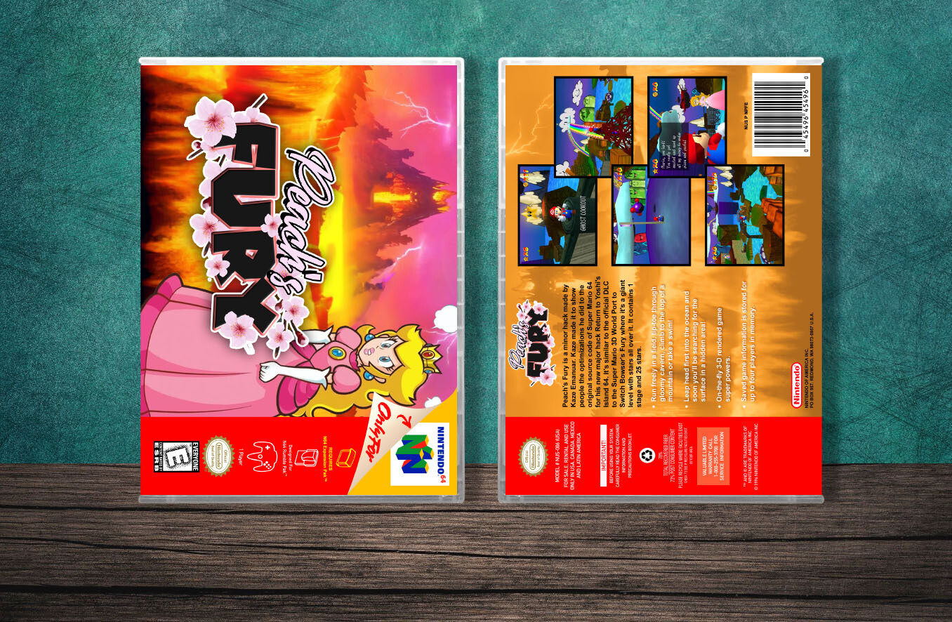 Peach&#39;s Fury, Case Color: CLEAR (Transparent)