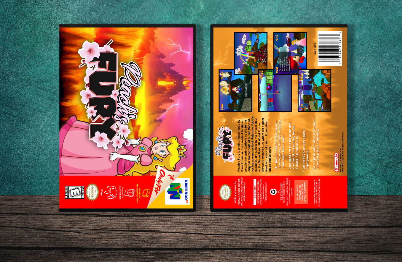 Peach's Fury, Case Color: DARK GREY (OEM DS CASE COLOR)