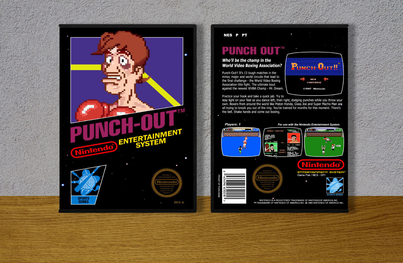 Punch Out!! (Black Box Version), Case Color: DARK GREY (OEM DS CASE COLOR)
