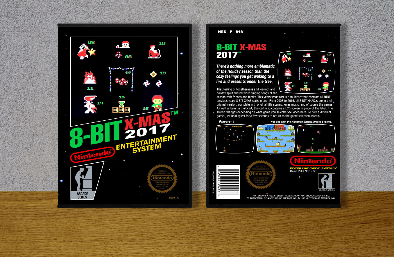 8-Bit X-Mas 2017, Case Color: DARK GREY (OEM DS CASE COLOR)