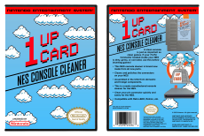 1UP Card - NES Console Cleaner