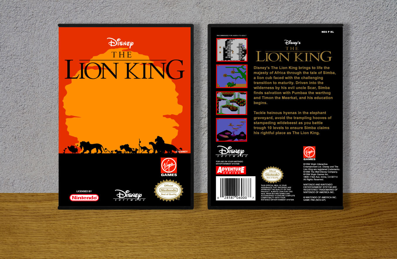 Disney&#39;s The Lion King, Case Color: DARK GREY (OEM DS CASE COLOR)
