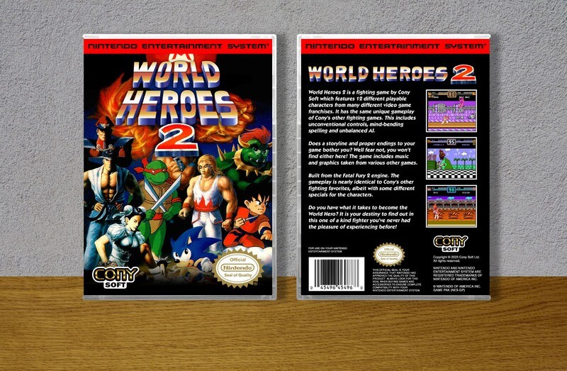 World Heroes 2, Case Color: CLEAR (Transparent)