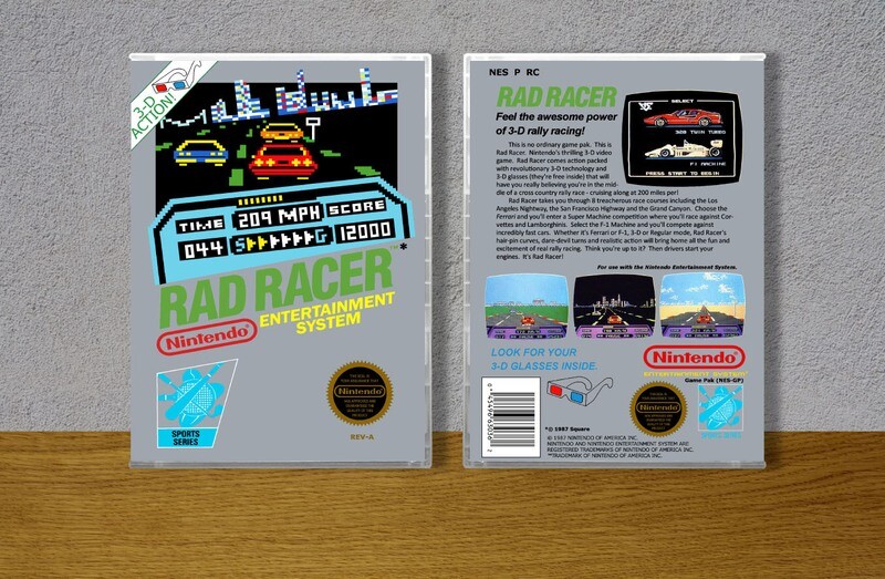 Rad Racer, Case Color: CLEAR (Transparent)