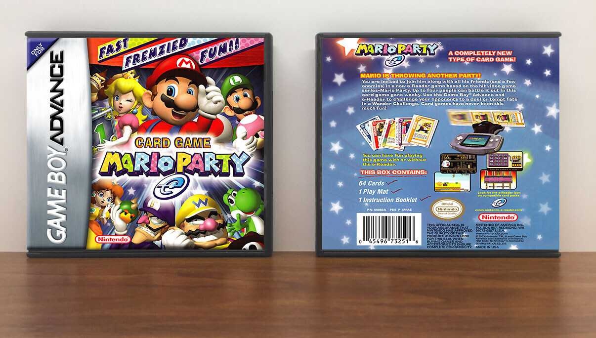 Mario Party-e, Artwork Spine Color: Chrome