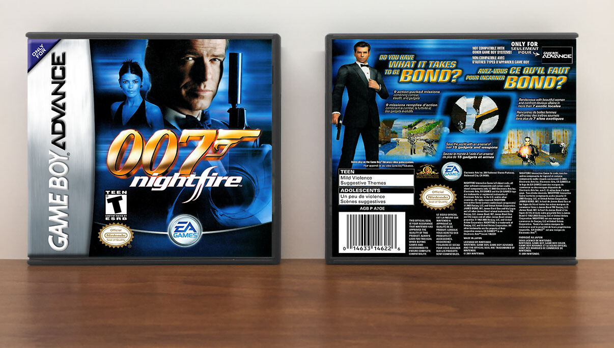 007: Nightfire, Artwork Spine Color: Chrome