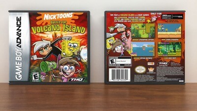 Nicktoon: Battle for Volcano Island, Artwork Spine Color: Chrome