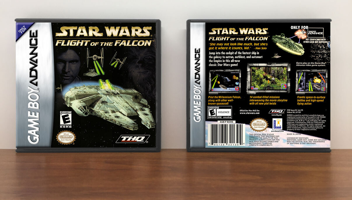 Star Wars: Flight of the Falcon, Artwork Spine Color: Chrome