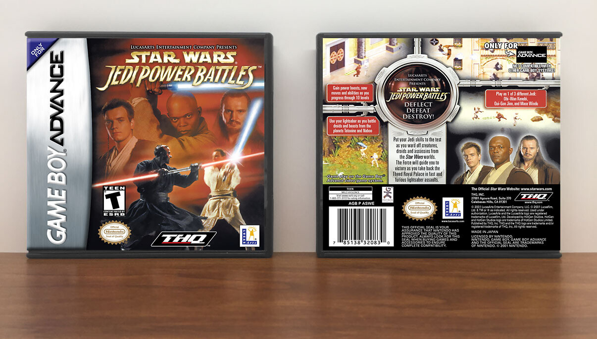 Star Wars: Jedi Power Battles, Artwork Spine Color: Chrome