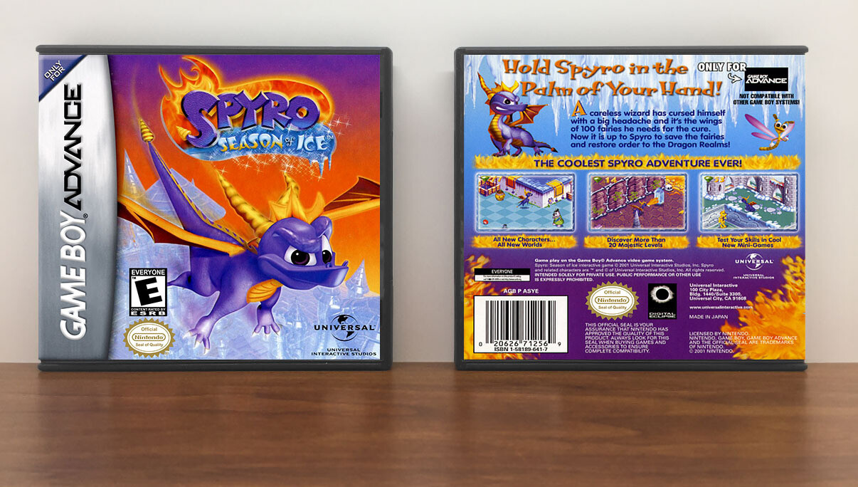 Spyro: Season of Ice, Artwork Spine Color: Chrome