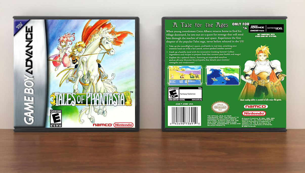 Tales of Phantasia, Artwork Spine Color: Chrome