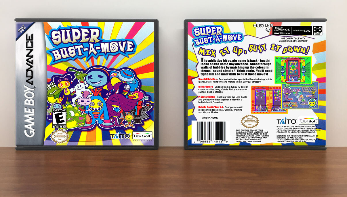 Super Bust-A-Move, Artwork Spine Color: Chrome