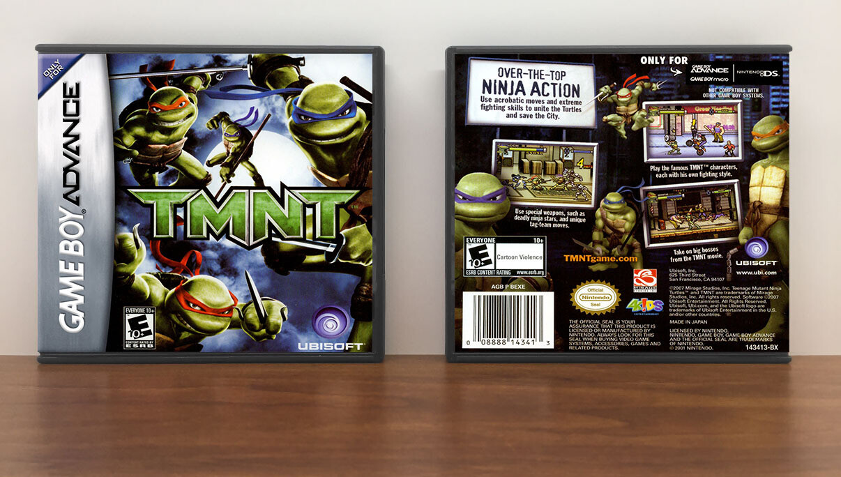 TMNT, Artwork Spine Color: Chrome