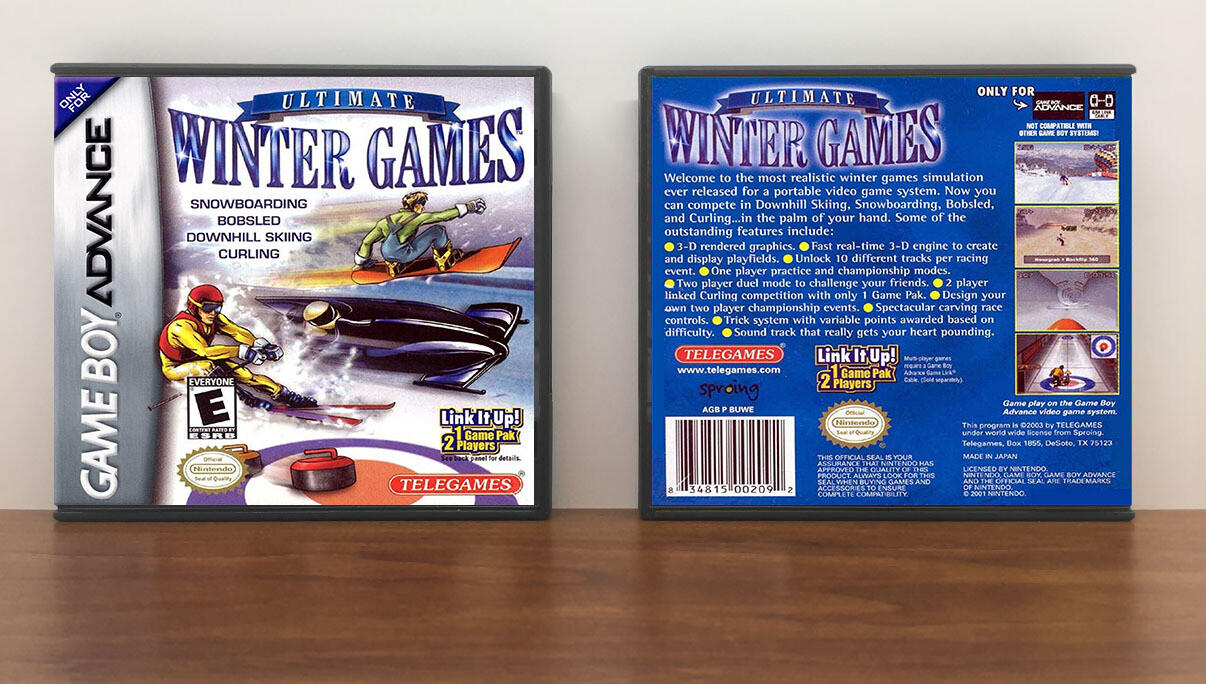 Ultimate Winter Games, Artwork Spine Color: Chrome