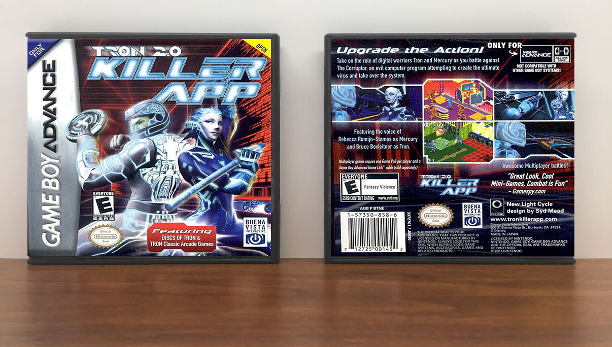TRON 2.0: Killer App, Artwork Spine Color: Chrome