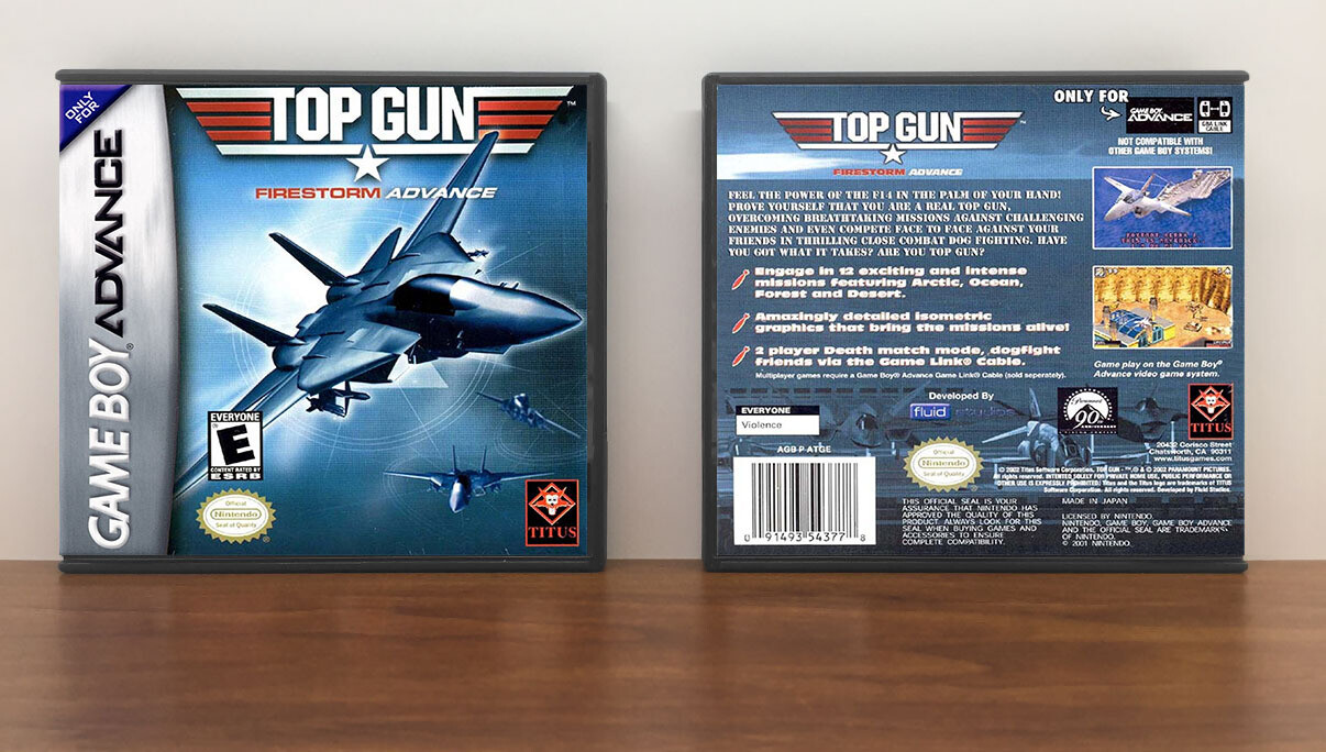 Top Gun Firestorm Advance, Artwork Spine Color: Chrome