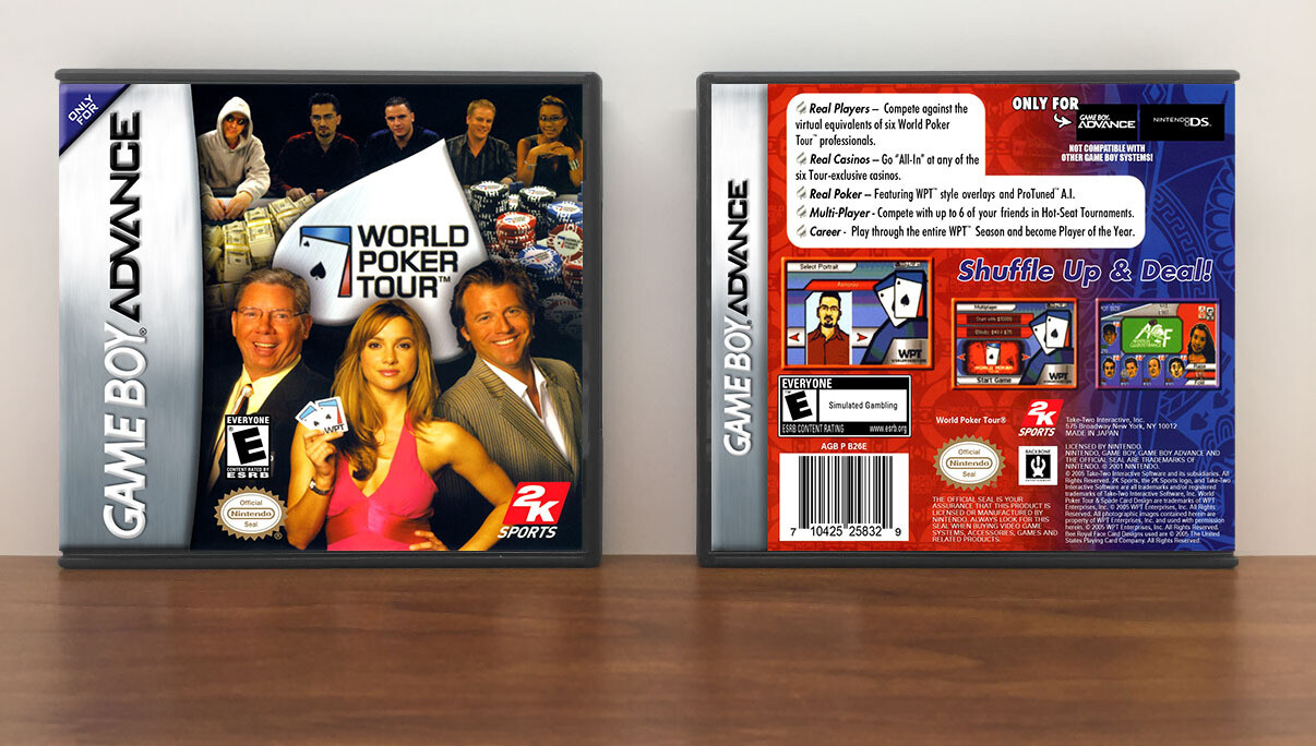 World Poker Tour 2K6, Artwork Spine Color: Chrome