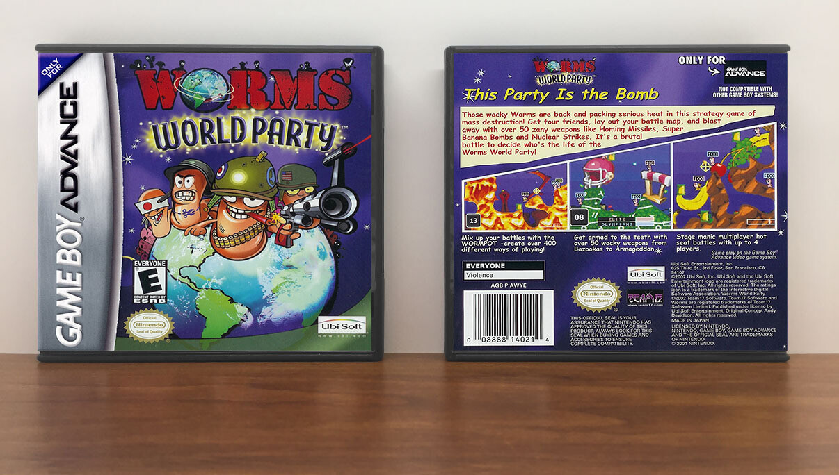 Worms World Party, Artwork Spine Color: Chrome