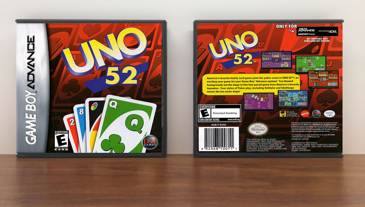 Uno 52, Artwork Spine Color: Chrome