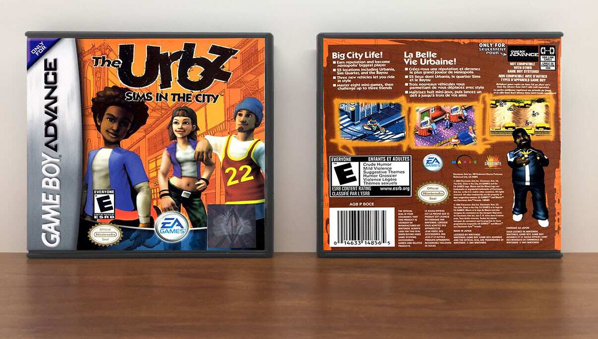Urbz ,The: Sims in the City, Artwork Spine Color: Chrome