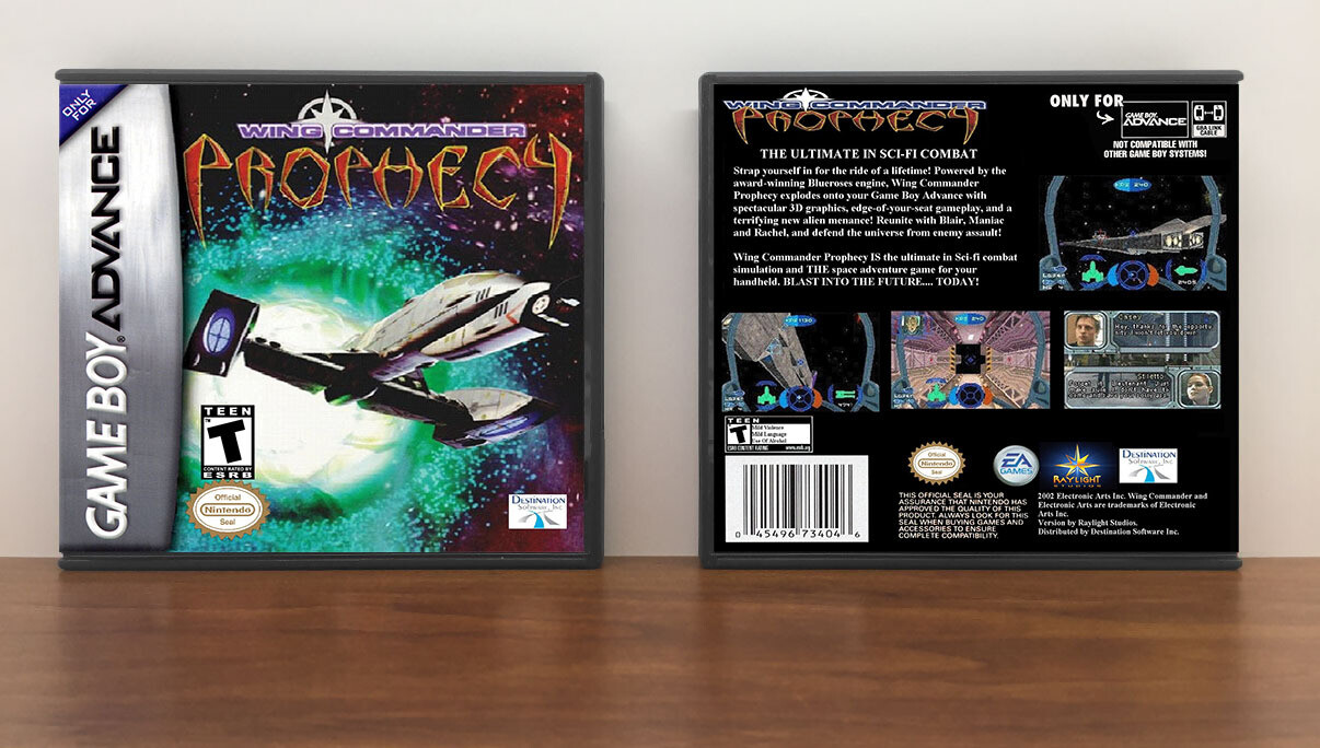 Wing Commander: Prophecys, Artwork Spine Color: Chrome