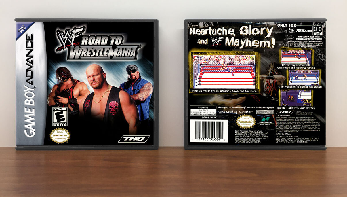 WWF Road to WrestleMania, Artwork Spine Color: Chrome