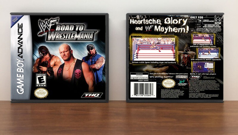 WWF Road to WrestleMania, Artwork Spine Color: Chrome