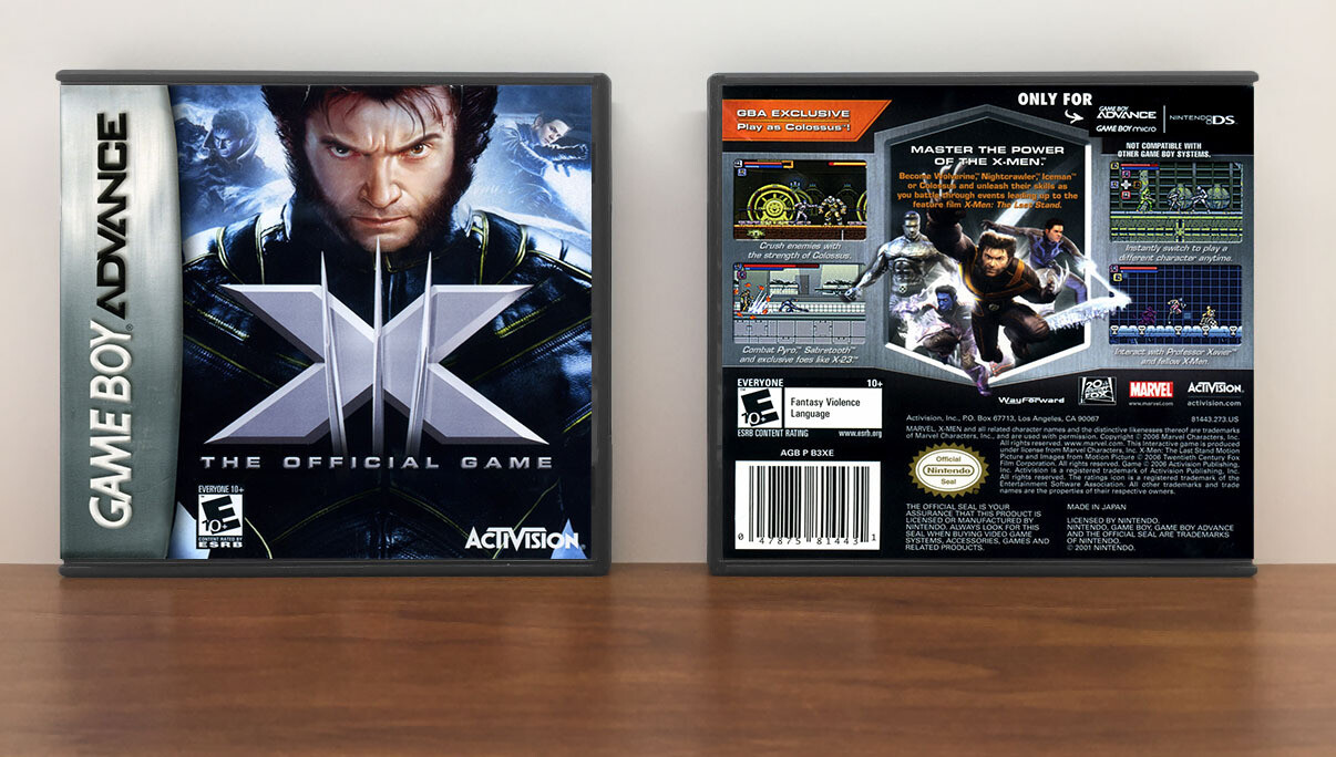 X-Men: The Official Game, Artwork Spine Color: Chrome