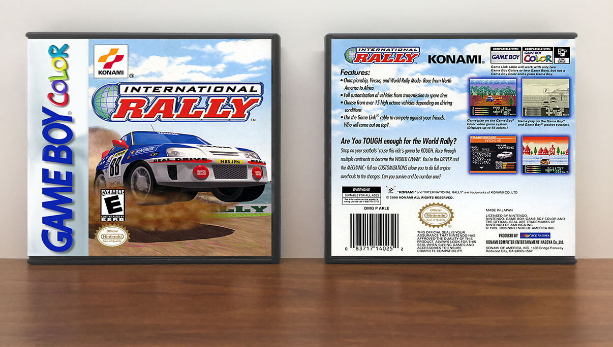 International Rally, Artwork Spine Color: Chrome