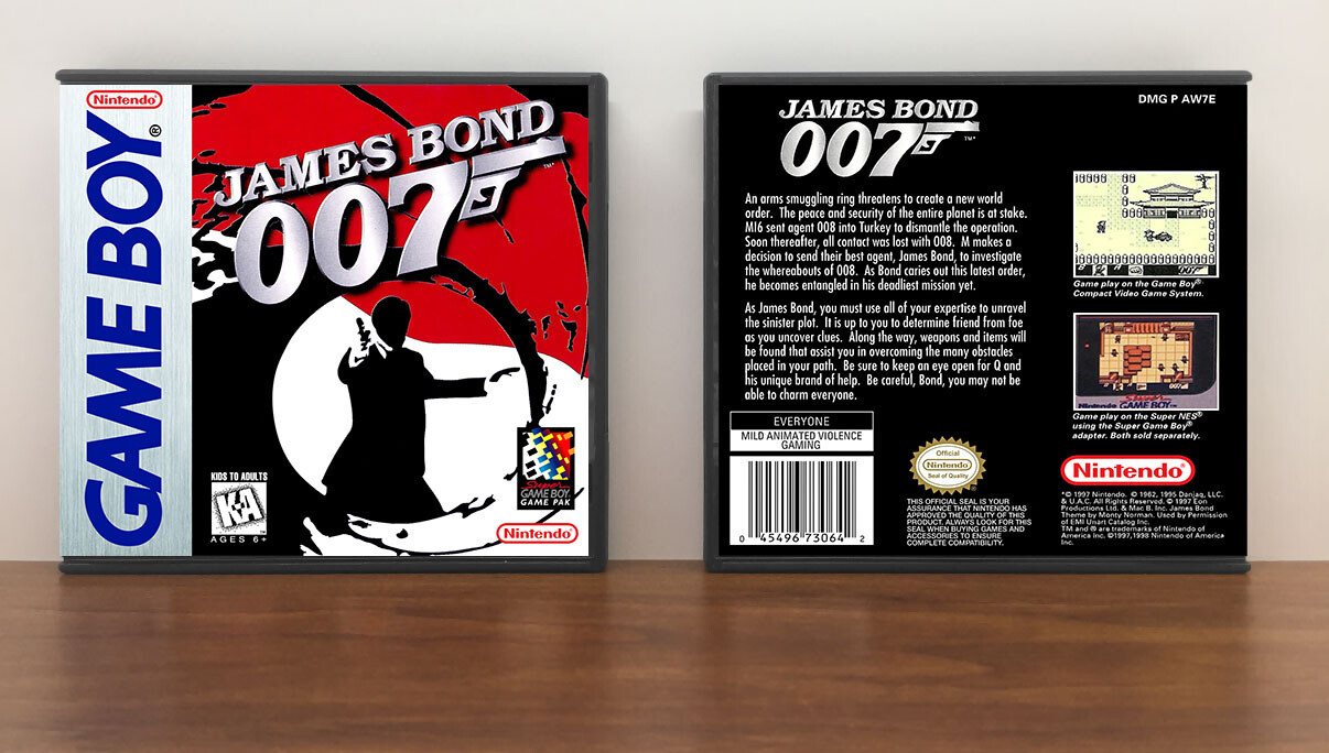 James Bond 007, Artwork Spine Color: Chrome