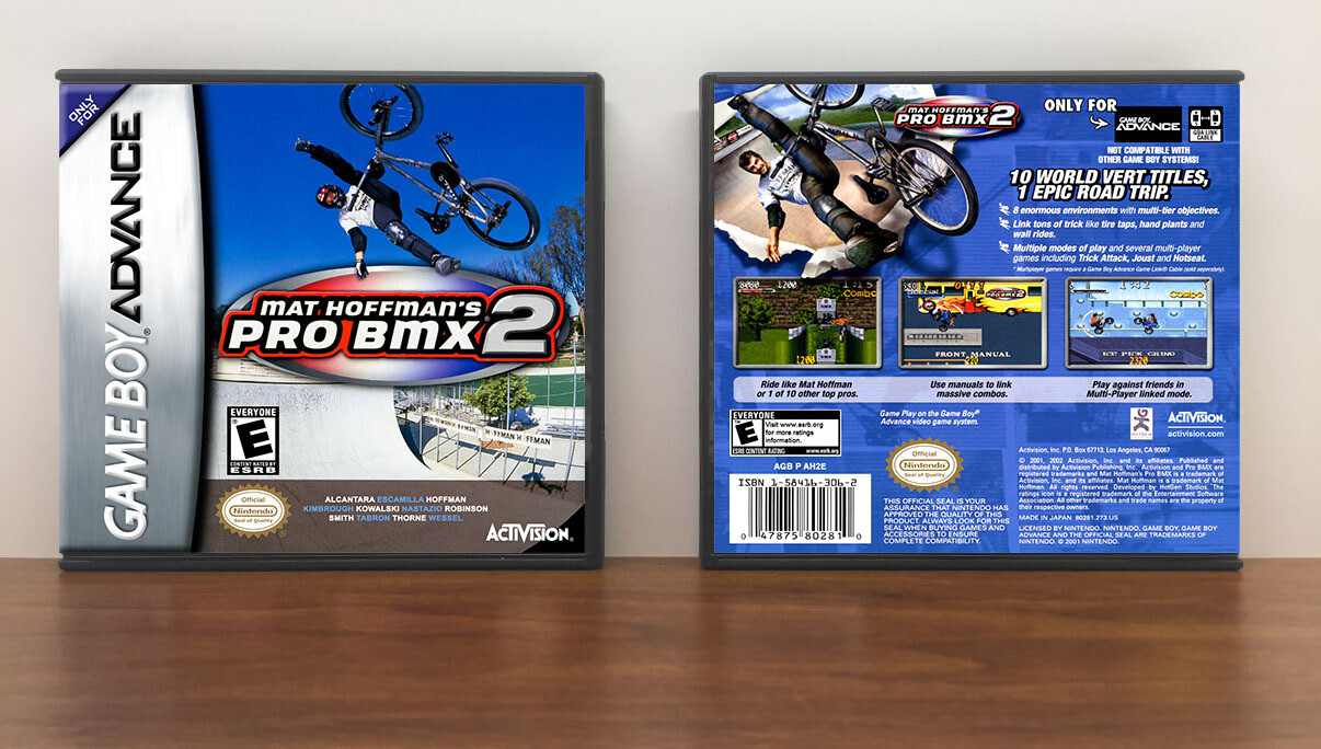 Mat Hoffman&#39;s Pro BMX 2, Artwork Spine Color: Chrome