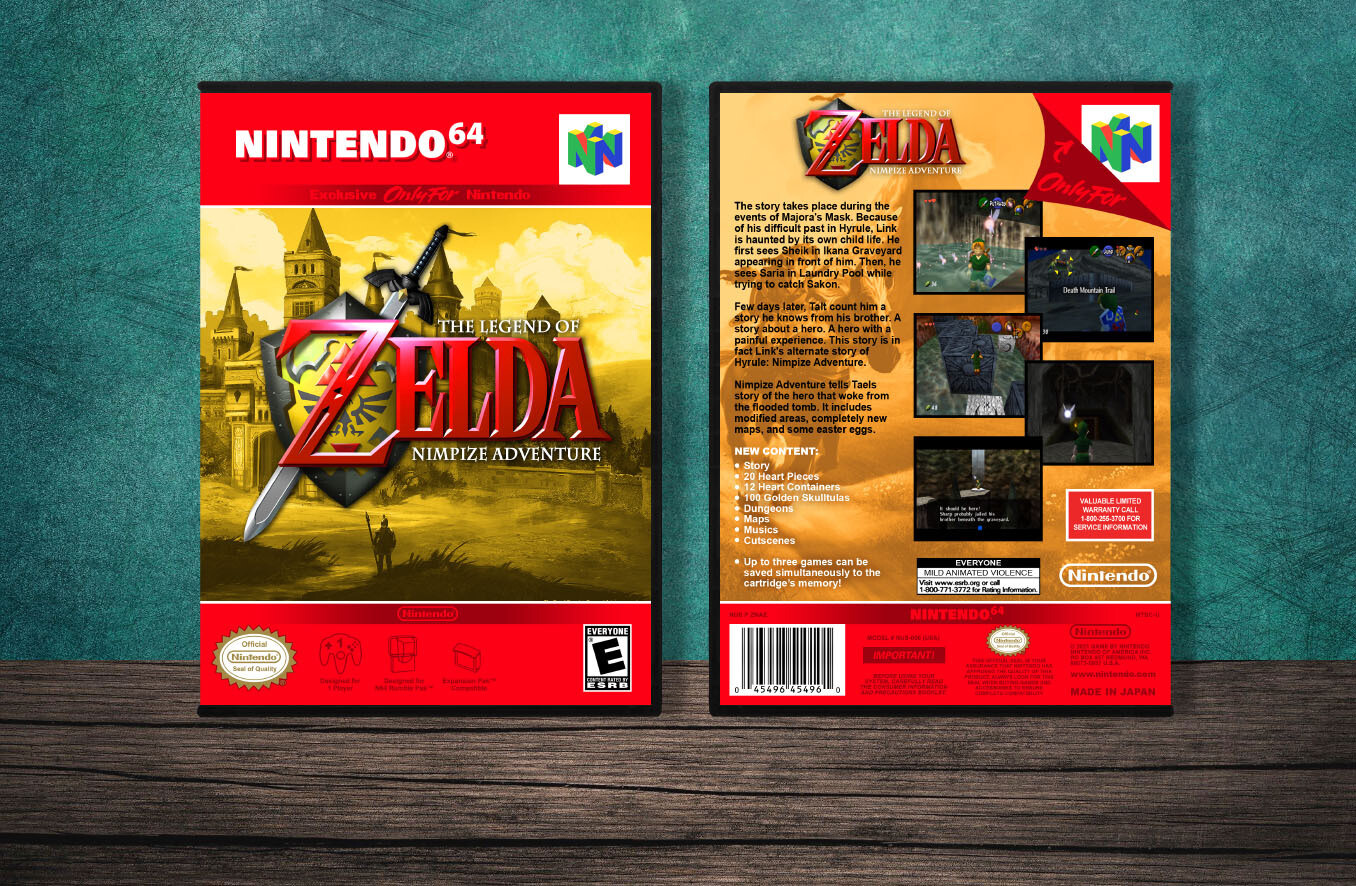 Legend of Zelda: Nimpize Adventure, The, Case Color: DARK GREY (OEM DS CASE COLOR)