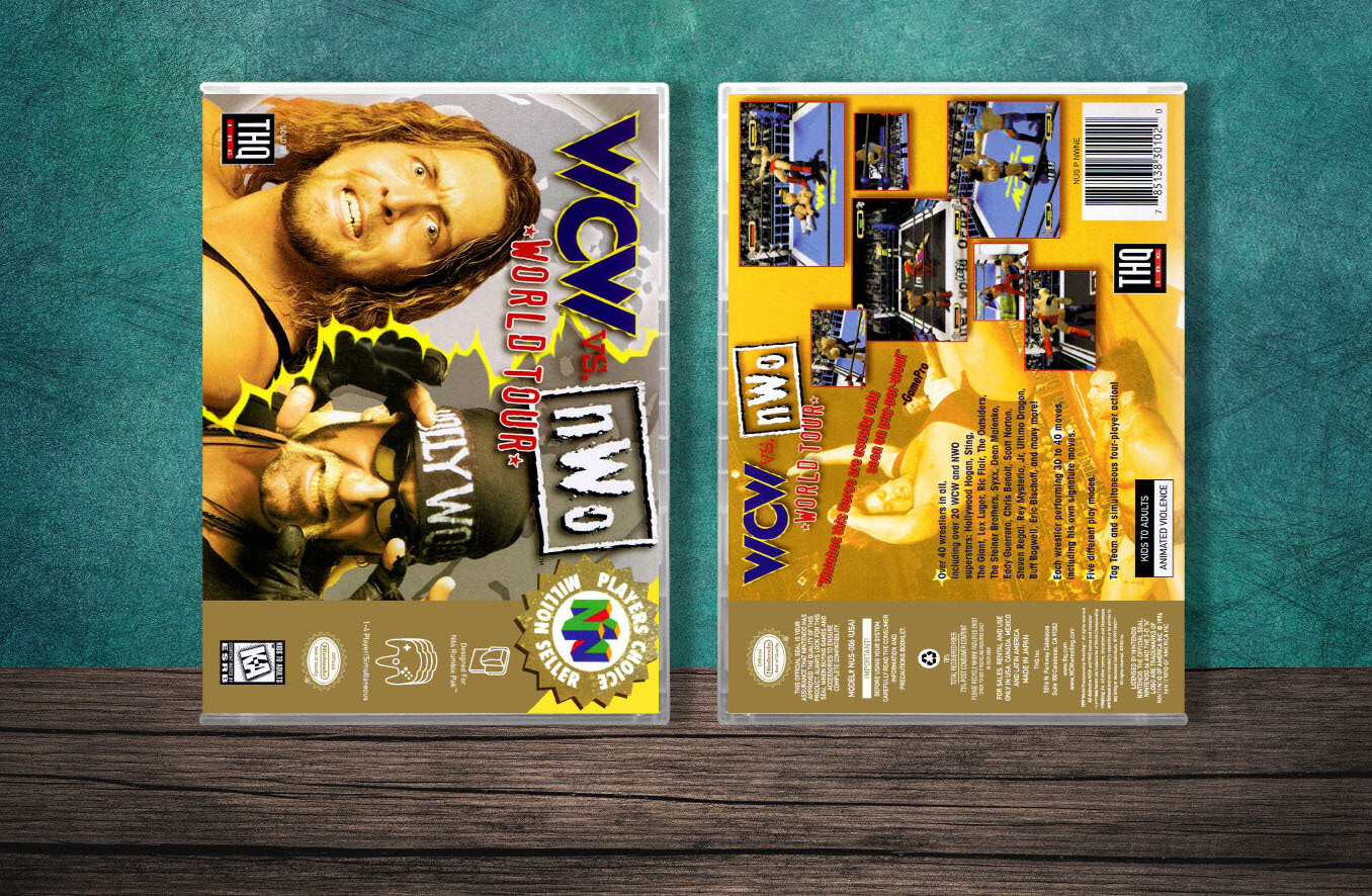 WCW vs NWO: World Tour (PC), Case Color: CLEAR (Transparent)