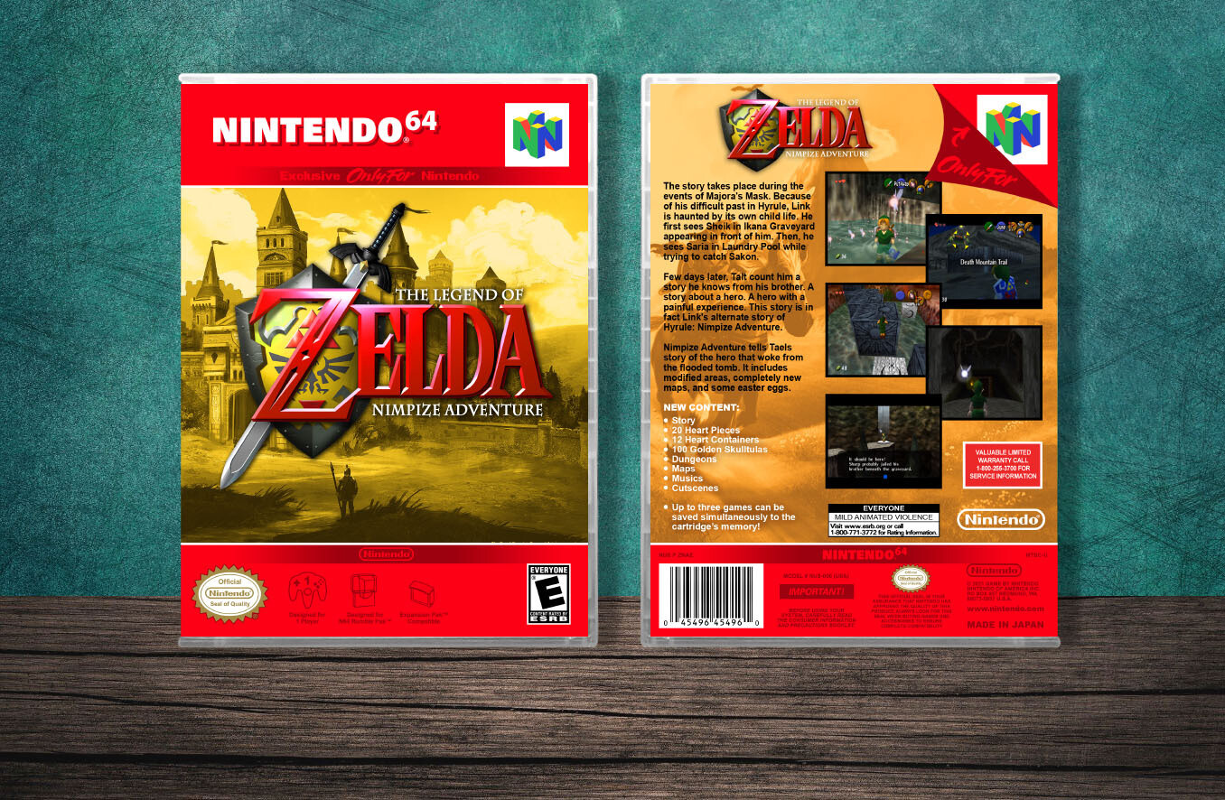 Legend of Zelda: Nimpize Adventure, The, Case Color: CLEAR (Transparent)