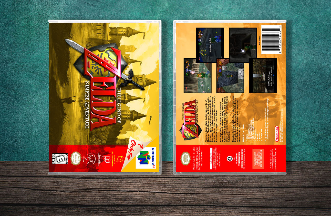 Legend of Zelda: Nimpize Adventure, The, Case Color: CLEAR (Transparent)