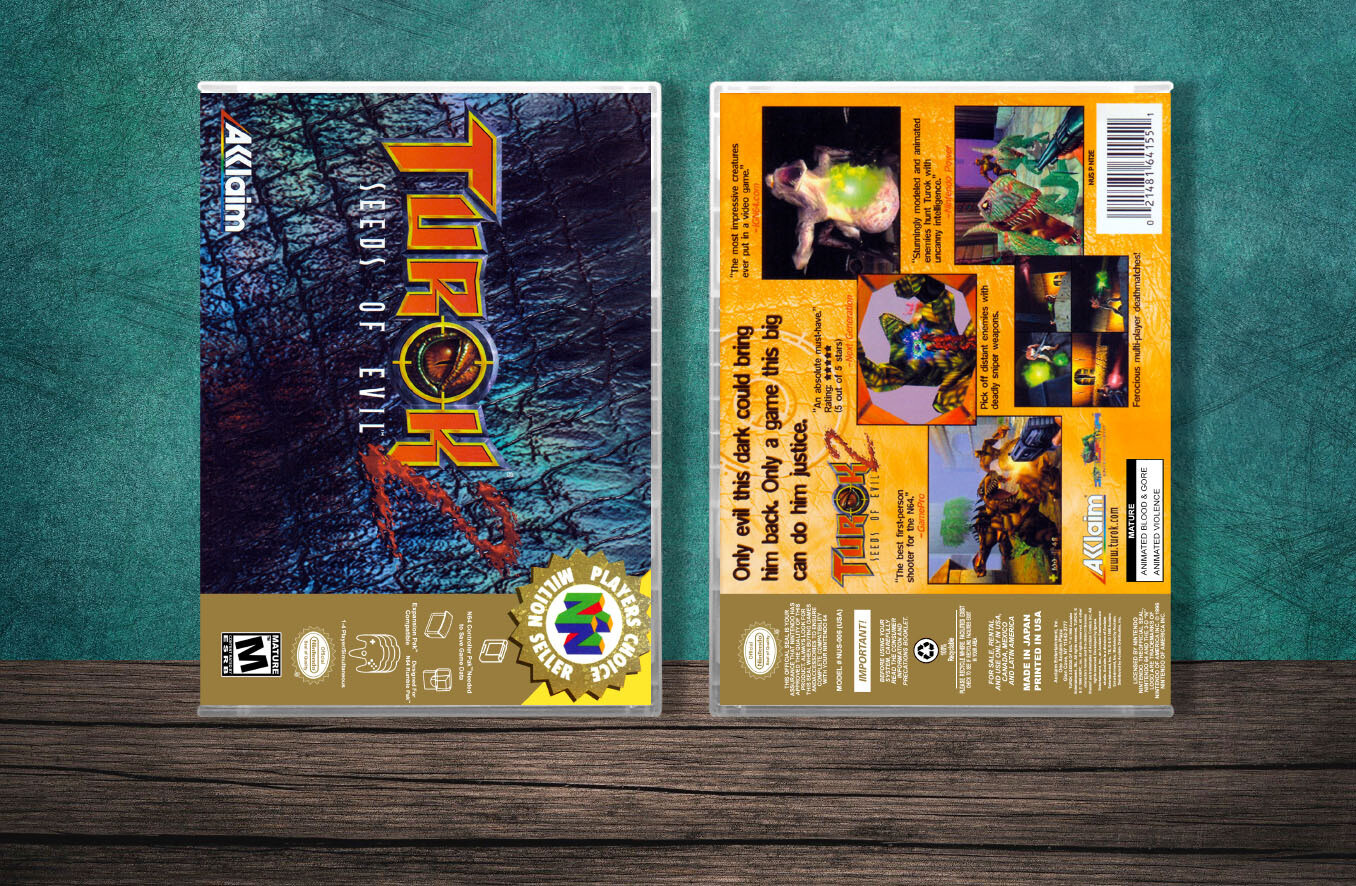 Turok 2: Seeds of Evil (PC), Case Color: CLEAR (Transparent)