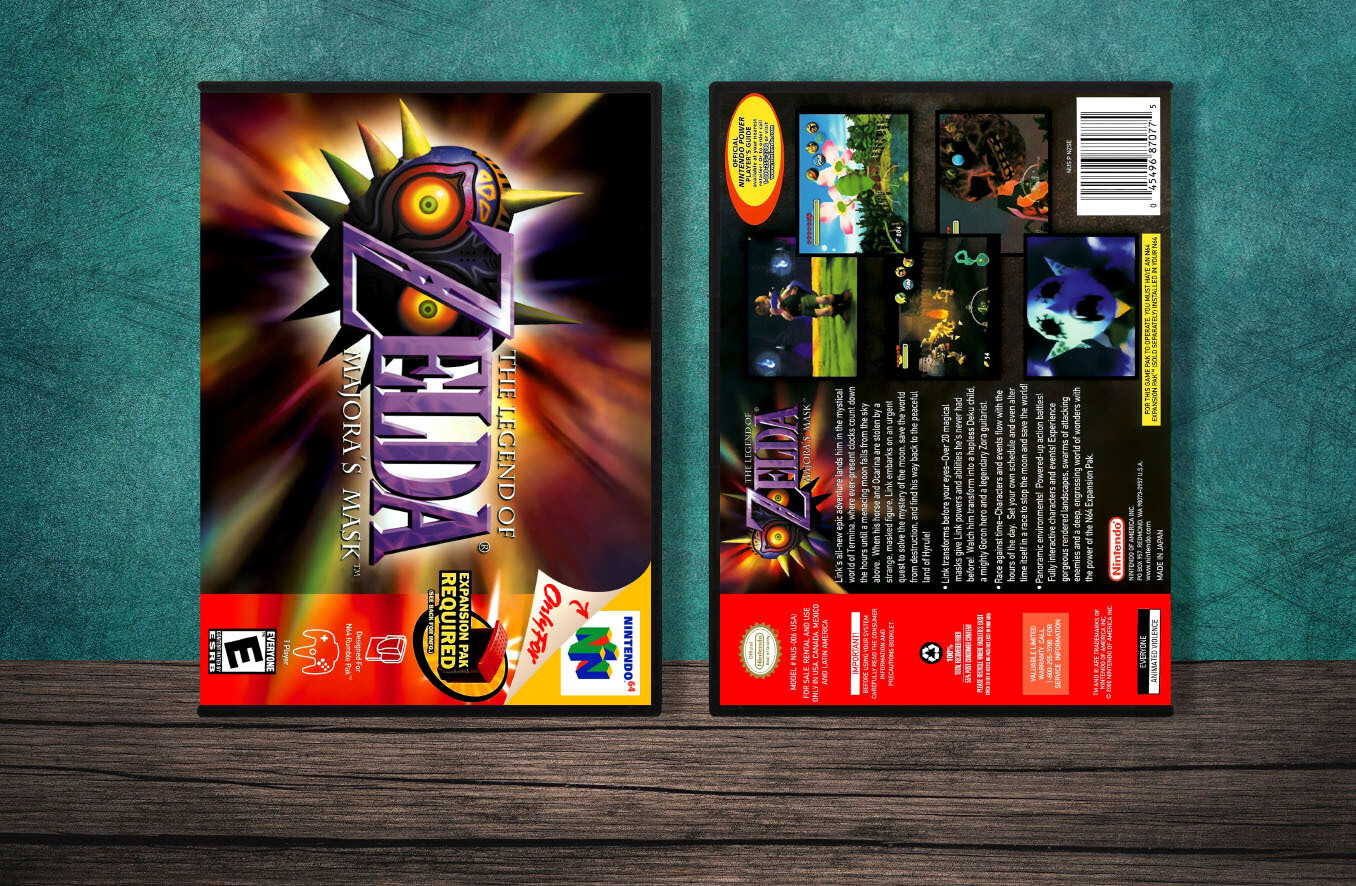 Legend of Zelda: Majora's Mask, The, Case Color: DARK GREY (OEM DS CASE COLOR)