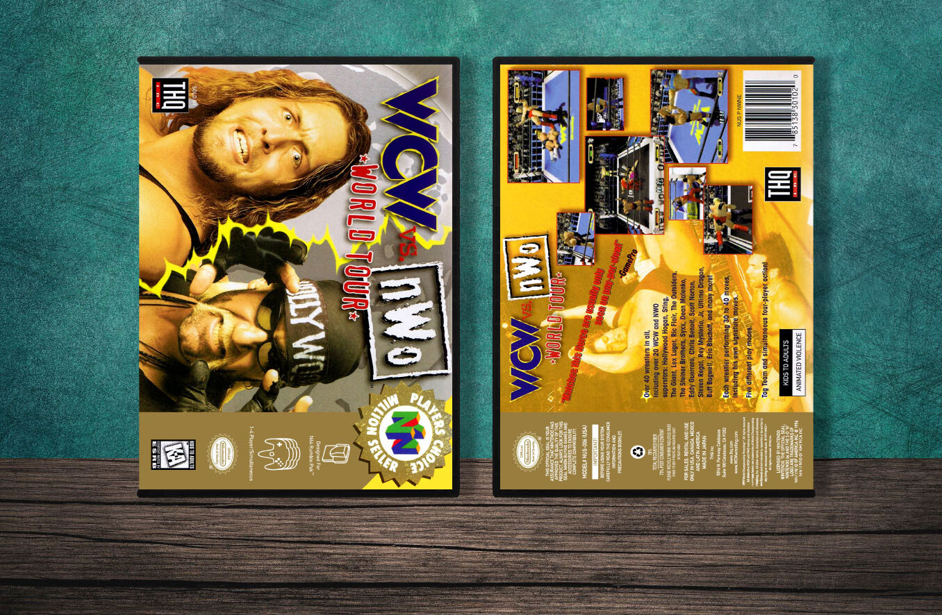 WCW vs NWO: World Tour (PC), Case Color: DARK GREY (OEM DS CASE COLOR)