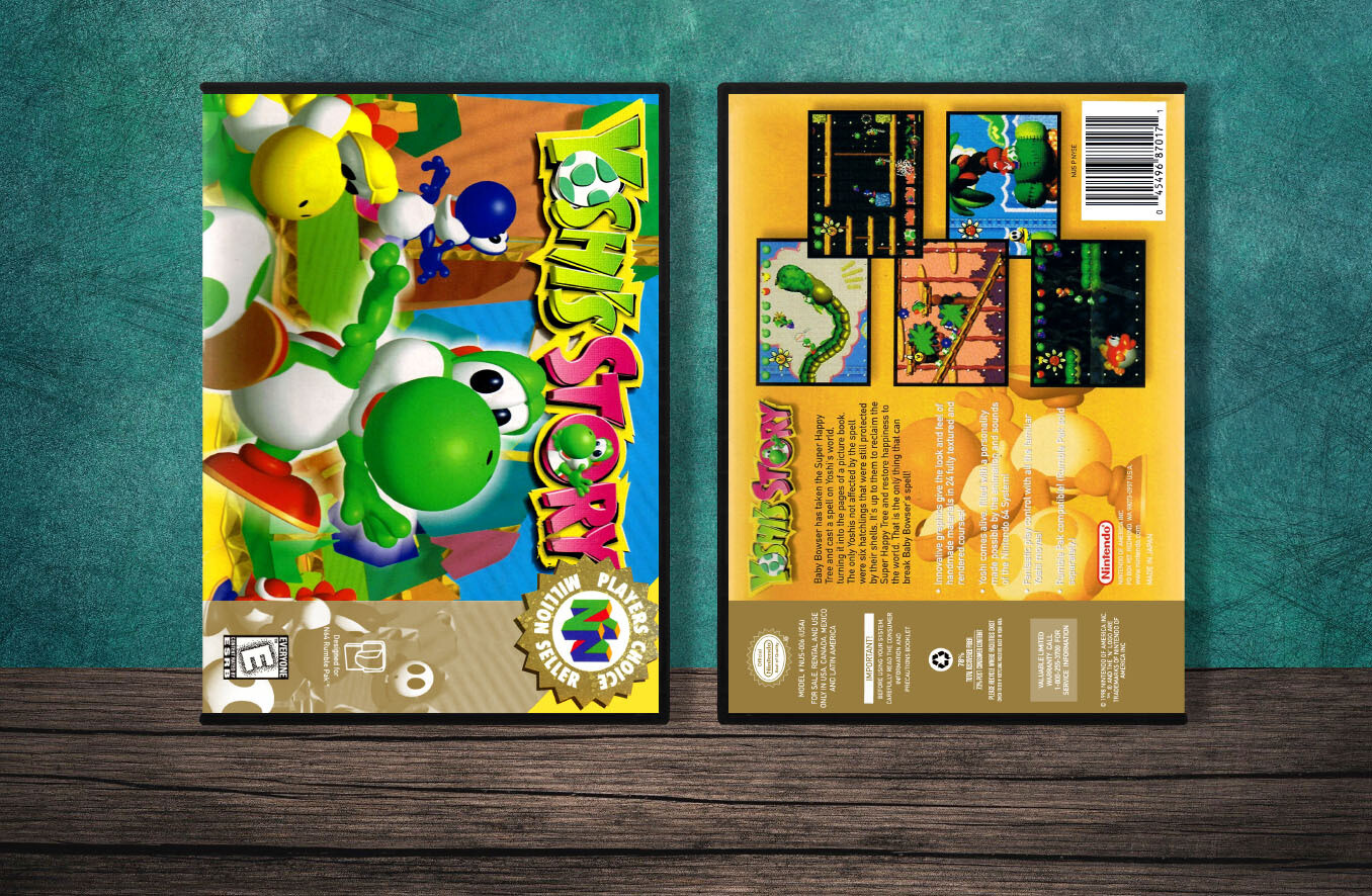 Yoshi's Story (PC), Case Color: DARK GREY (OEM DS CASE COLOR)