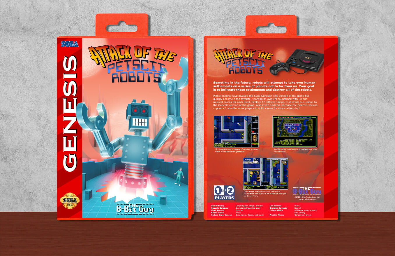 Attack of the Petscii Robots, Case Color: Red