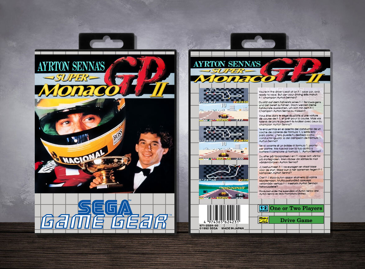 Ayrton Senna's Super Monaco GP II, Case Color: Black