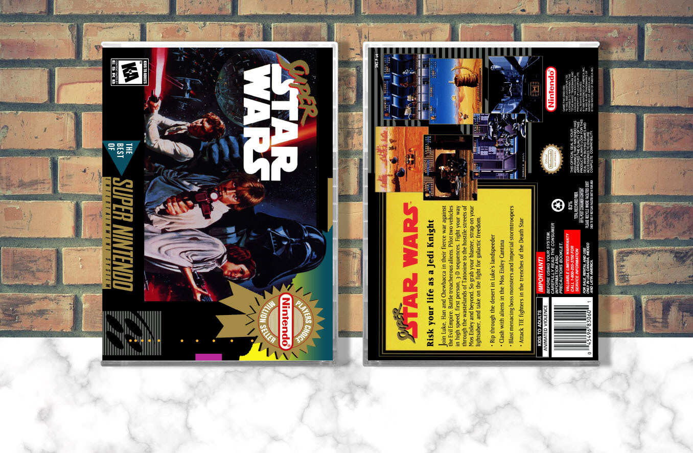 Super Star Wars (PC), Case Color: CLEAR (Transparent)