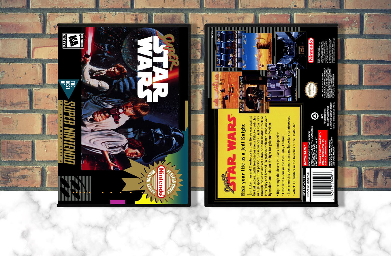 Super Star Wars (PC), Case Color: DARK GREY (OEM DS CASE COLOR)