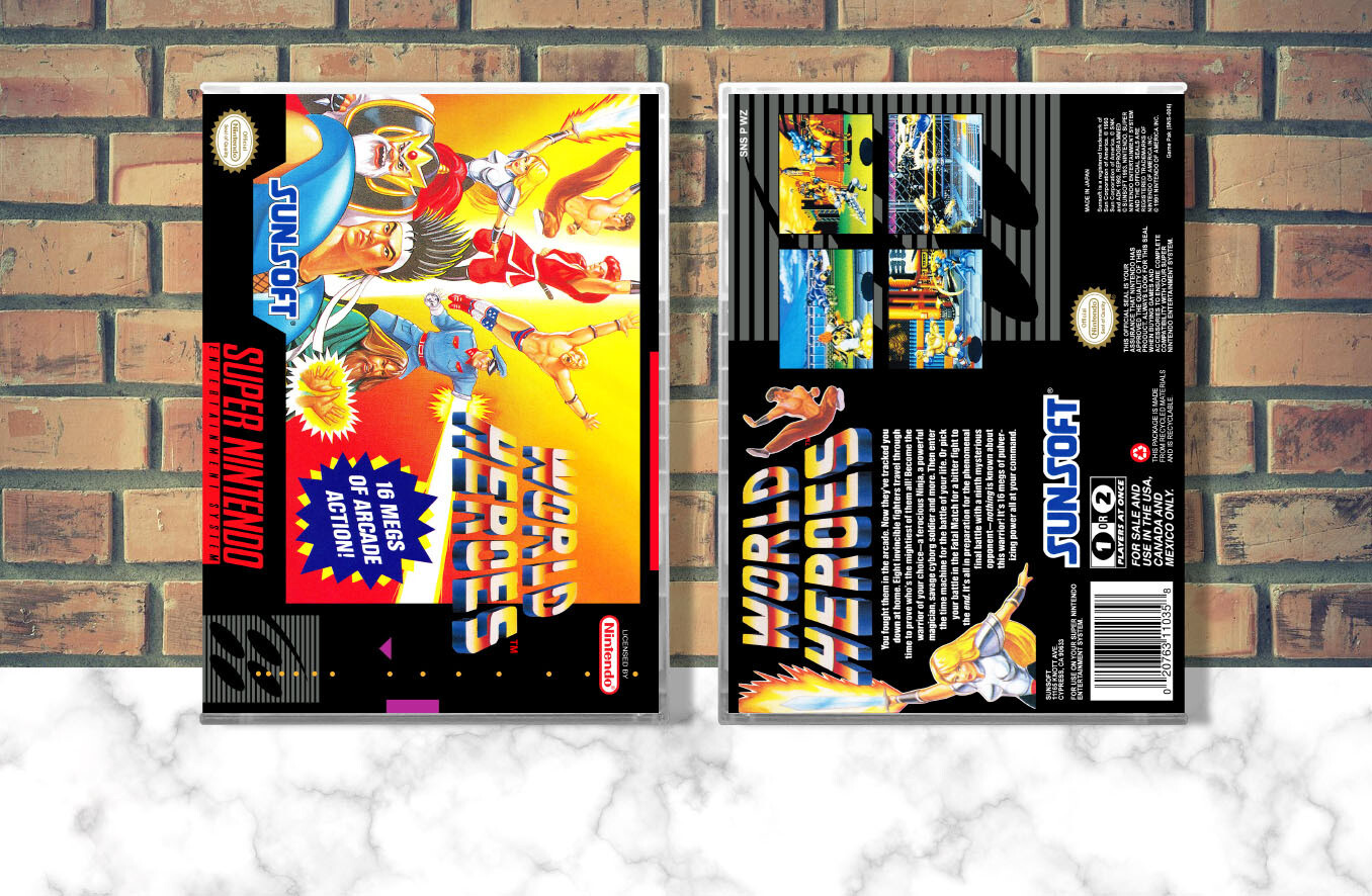 World Heroes, Case Color: CLEAR (Transparent)