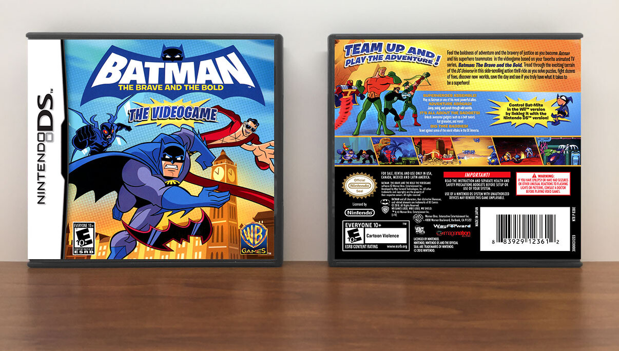 Batman: The Brave and The Bold: The Videogame, Case Color: DARK GREY (OEM DS CASE COLOR)