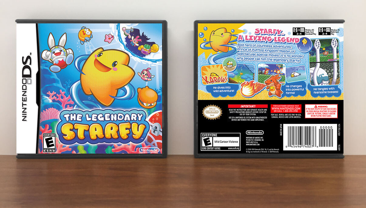 Legendary Starfy, The, Case Color: DARK GREY (OEM DS CASE COLOR)