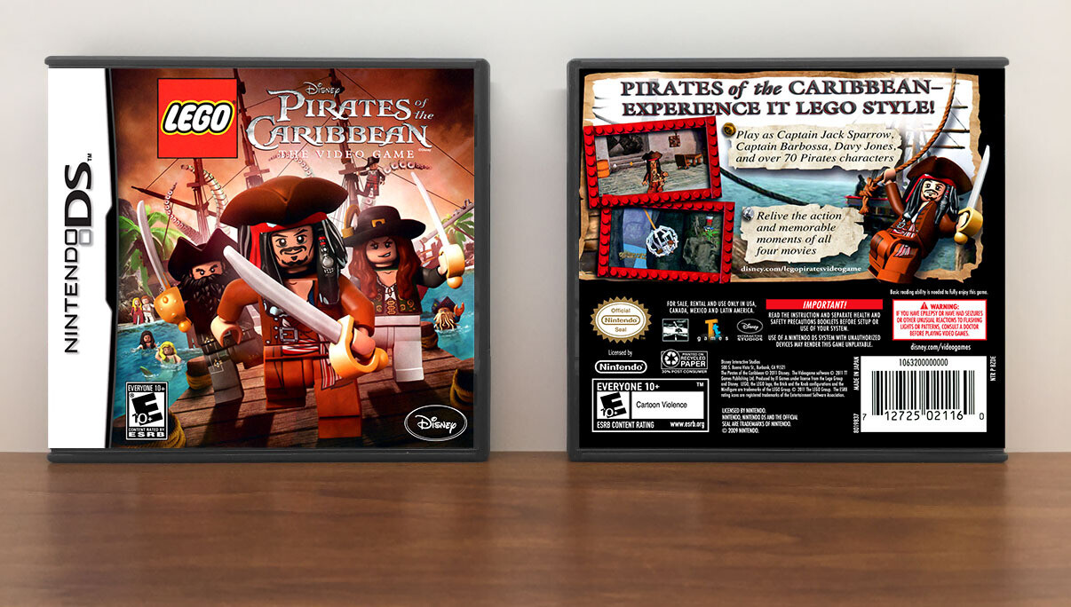 Lego Pirates of the Caribbean: The Video Game, Case Color: DARK GREY (OEM DS CASE COLOR)