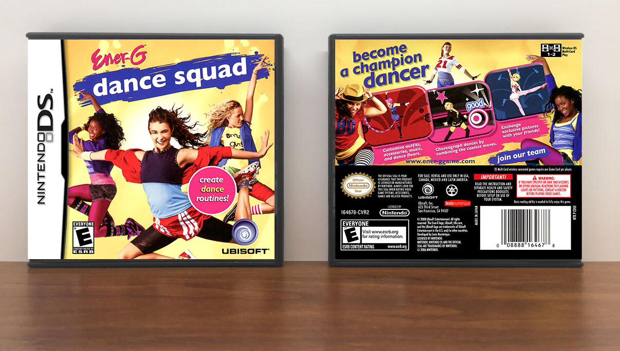 Ener-G Dance Squad, Case Color: DARK GREY (OEM DS CASE COLOR)