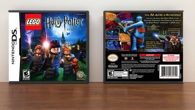 Lego Harry Potter: Years 1-4, Case Color: DARK GREY (OEM DS CASE COLOR)